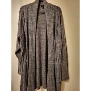 TORRID 4 Very soft Open front grey knit cardigan lightweight